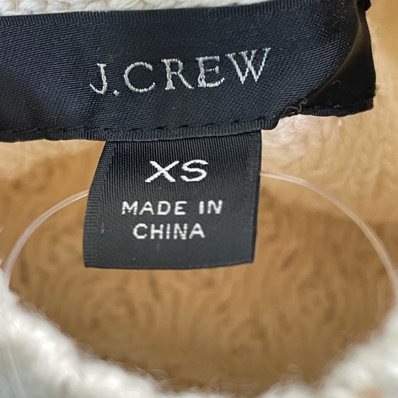 J Crew Long Cotton Cable Knit Mockneck Sweater Style BD709 - Picture 13 of 16